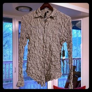 Couture crinkled fabric shirt by Edun